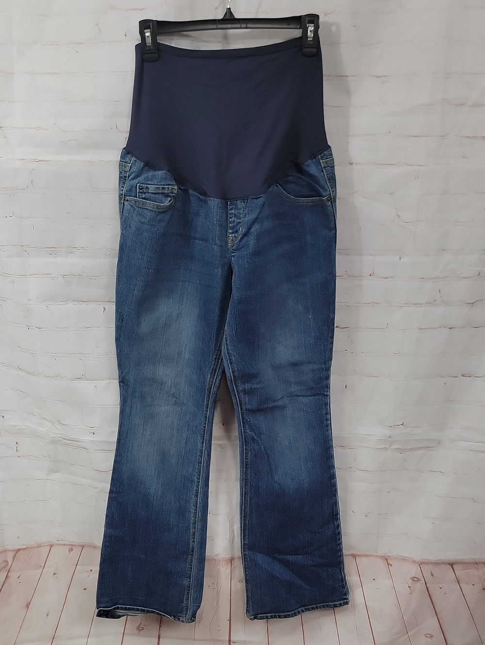 Old Navy Navy & Dark Blue Maternity Boot Cut Jeans